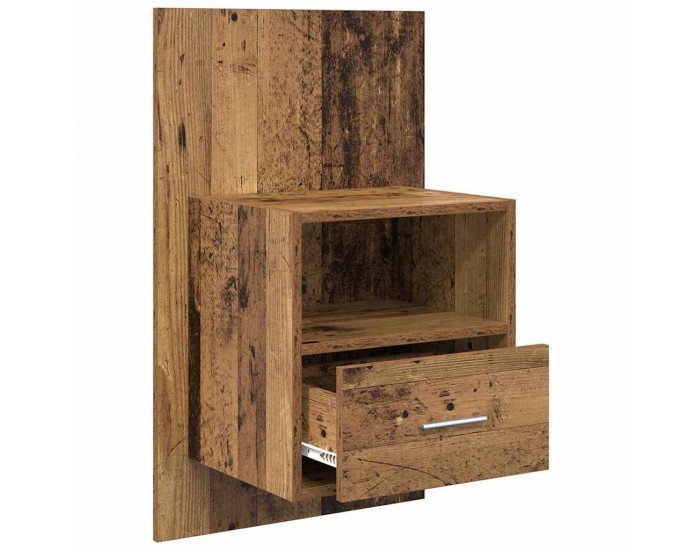 Sonata H Шкаф за легло с чекмедже 2 pcs Старо дърво 48.5 x 32.5 x 80 см