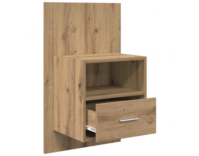Sonata H Шкаф за легло с чекмедже 2 pcs дъб артизан 48.5 x 32.5 x 80 см