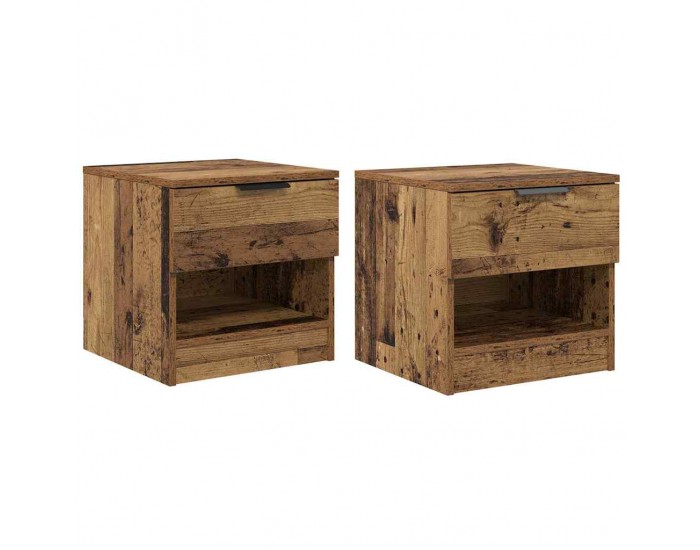 Sonata H Шкаф за легло 2 pcs Старо дърво 40 x 39 x 40 см Инженерно дърво
