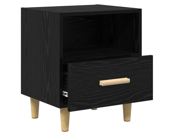 Sonata H Нощен шкаф Черен дъб 40 x 35 x 47.5 см Инженерно дърво