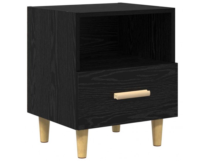 Sonata H Нощен шкаф Черен дъб 40 x 35 x 47.5 см Инженерно дърво