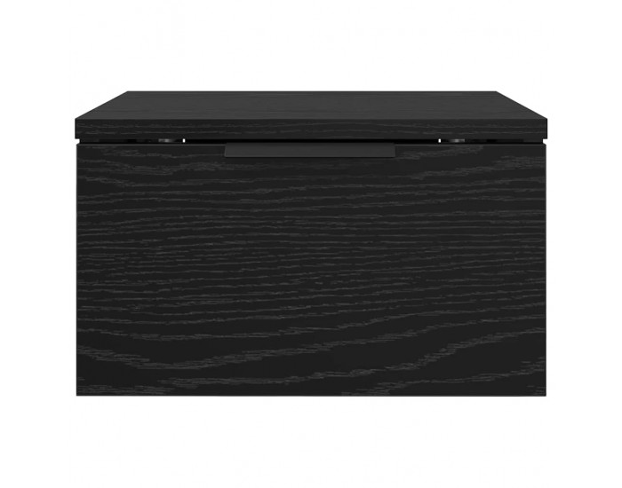 Sonata H Нощен шкаф с чекмедже Черен дъб 34 x 30 x 20 см Инженерно дърво