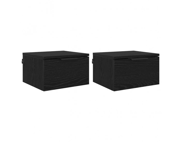 Sonata H Нощен шкаф 2 pcs Черен дъб 34 x 30 x 20 см Инженерно дърво