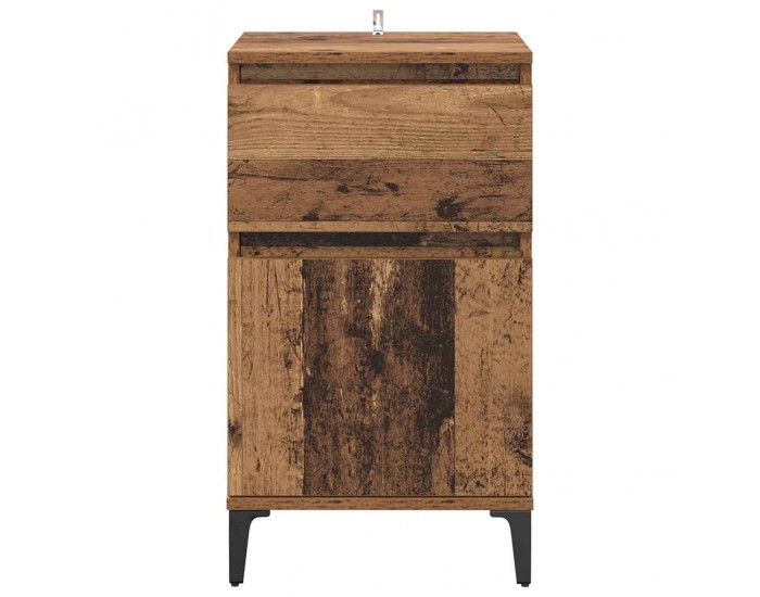 Sonata H Нощен шкаф Старо дърво 40 x 35 x 70 см Инженерно дърво