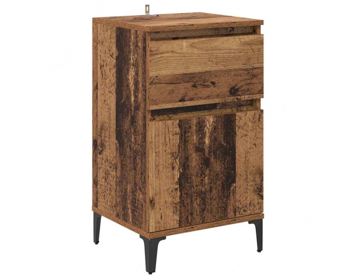 Sonata H Нощен шкаф Старо дърво 40 x 35 x 70 см Инженерно дърво