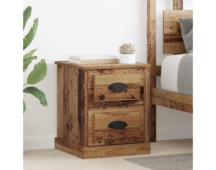 Sonata H Нощен шкаф 2 pcs Старо дърво 39 x 39 x 47.5 см Инженерно дърво