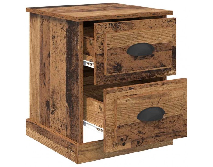 Sonata H Нощен шкаф 2 pcs Старо дърво 39 x 39 x 47.5 см Инженерно дърво