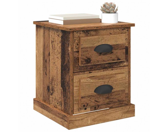 Sonata H Нощен шкаф 2 pcs Старо дърво 39 x 39 x 47.5 см Инженерно дърво
