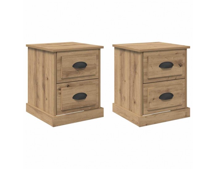 Sonata H Нощен шкаф 2 pcs дъб артизан 39 x 39 x 47.5 см Инженерно дърво