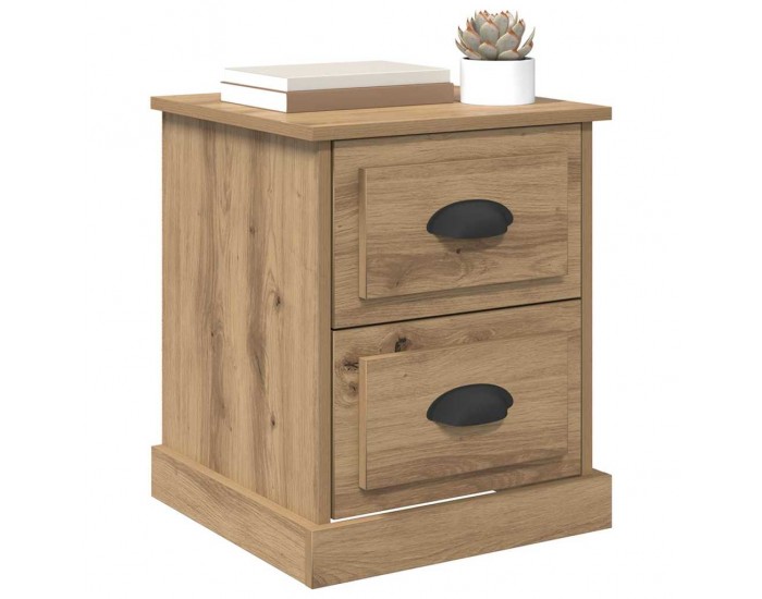 Sonata H Нощен шкаф 2 pcs дъб артизан 39 x 39 x 47.5 см Инженерно дърво