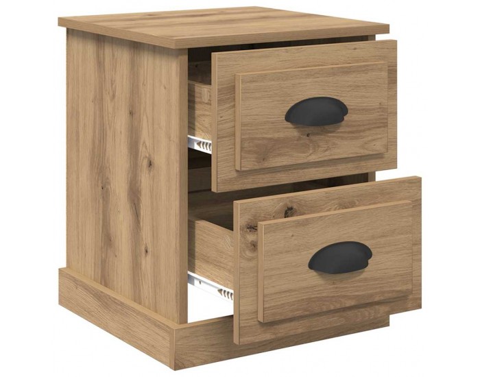 Sonata H Нощен шкаф 2 pcs дъб артизан 39 x 39 x 47.5 см Инженерно дърво