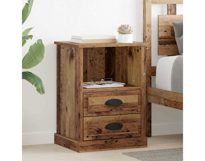 Sonata H Нощен шкаф 2 pcs Старо дърво 43 x 36 x 60 см Инженерно дърво
