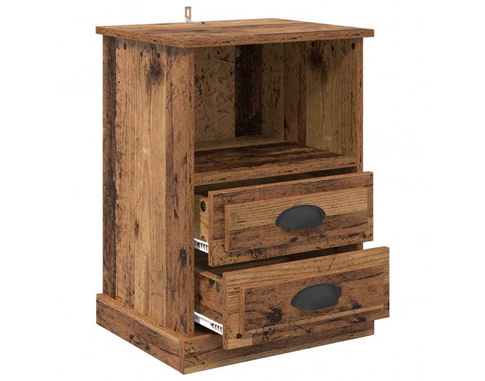 Sonata H Нощен шкаф 2 pcs Старо дърво 43 x 36 x 60 см Инженерно дърво
