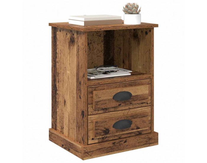 Sonata H Нощен шкаф 2 pcs Старо дърво 43 x 36 x 60 см Инженерно дърво