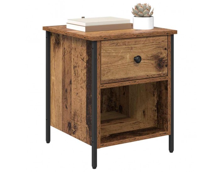 Sonata H Нощен шкаф 2 pcs Старо дърво 40 x 42 x 50 cm Инженерно дърво