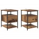 Sonata H Нощен шкаф 2 pcs Старо дърво 40 x 42 x 56 см Инженерно дърво