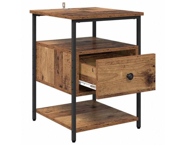 Sonata H Нощен шкаф 2 pcs Старо дърво 40 x 42 x 56 см Инженерно дърво