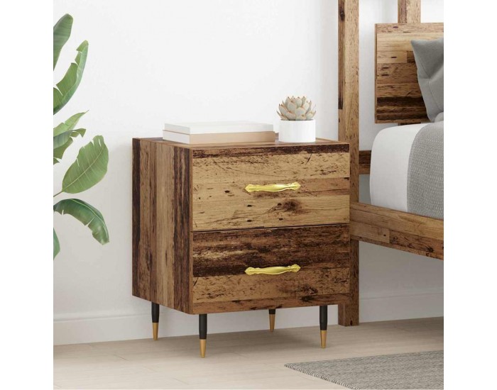 Sonata H Нощен шкаф 2 pcs Старо дърво 40 x 35 x 47.5 см Инженерно дърво