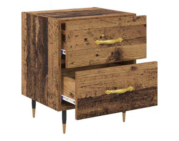 Sonata H Нощен шкаф 2 pcs Старо дърво 40 x 35 x 47.5 см Инженерно дърво