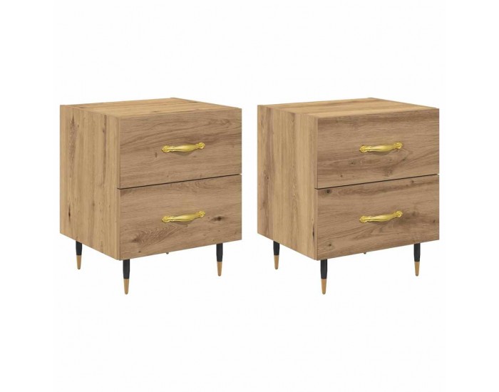 Sonata H Нощен шкаф 2 pcs дъб артизан 40 x 35 x 47.5 см Инженерно дърво