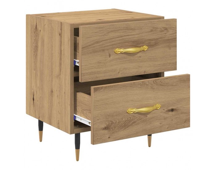 Sonata H Нощен шкаф 2 pcs дъб артизан 40 x 35 x 47.5 см Инженерно дърво