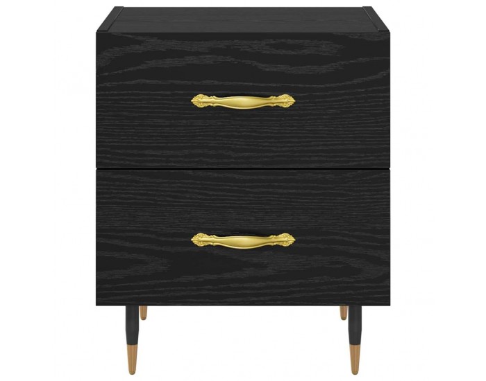 Sonata H Нощен шкаф Черен дъб 40 x 35 x 47.5 см Инженерно дърво