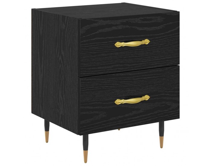 Sonata H Нощен шкаф Черен дъб 40 x 35 x 47.5 см Инженерно дърво