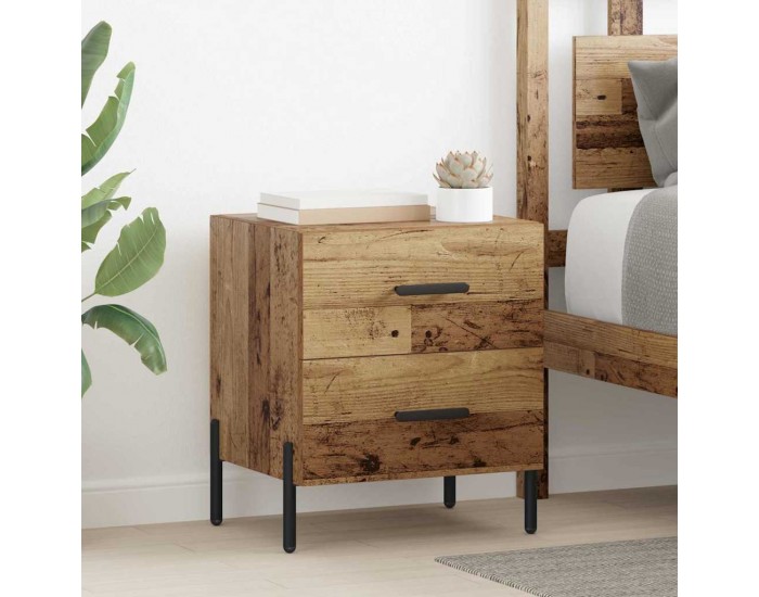 Sonata H Нощен шкаф Старо дърво 40 x 35 x 47.5 см Инженерно дърво