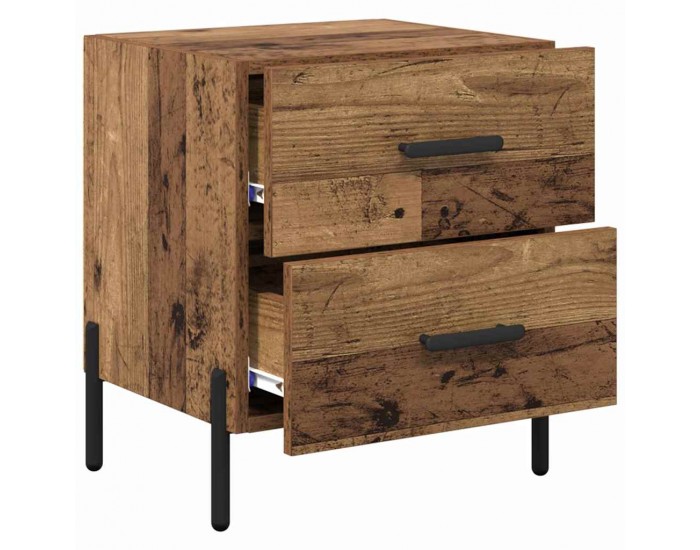 Sonata H Нощен шкаф Старо дърво 40 x 35 x 47.5 см Инженерно дърво