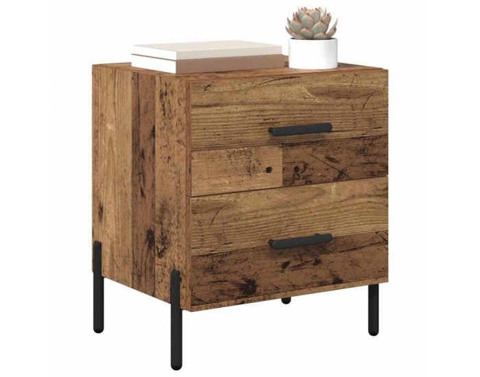 Sonata H Нощен шкаф Старо дърво 40 x 35 x 47.5 см Инженерно дърво