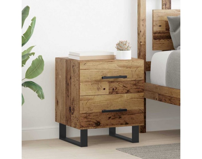 Sonata H Нощен шкаф Старо дърво 40 x 35 x 47.5 см Инженерно дърво