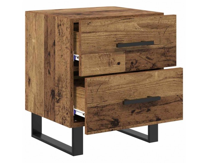 Sonata H Нощен шкаф Старо дърво 40 x 35 x 47.5 см Инженерно дърво