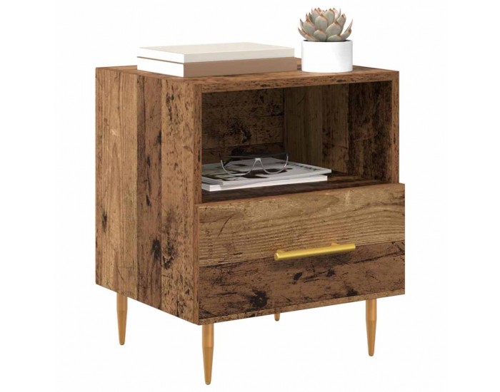 Sonata H Нощно шкафче Кафяво 40 x 35 x 47.5 см Инженерно дърво