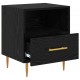 Sonata H Нощно шкафче 2 pcs Черно 40 x 35 x 47.5 см Инженерно дърво