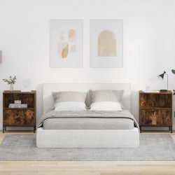 Sonata H Нощни маси 2 pcs Опушен дъб 49 x 36 x 61 см Инженерно дърво - 