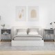 Sonata H Нощни маси 2 pcs Сив сонома 49 x 36 x 61 см Инженерно дърво