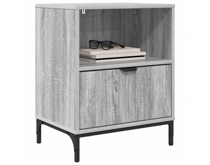 Sonata H Нощни маси 2 pcs Сив сонома 49 x 36 x 61 см Инженерно дърво