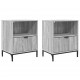 Sonata H Нощни маси 2 pcs Сив сонома 49 x 36 x 61 см Инженерно дърво
