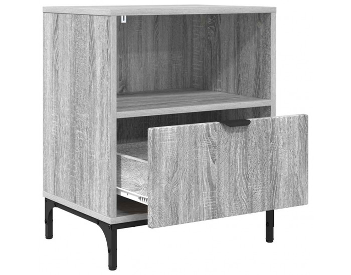 Sonata H Нощни маси 2 pcs Сив сонома 49 x 36 x 61 см Инженерно дърво