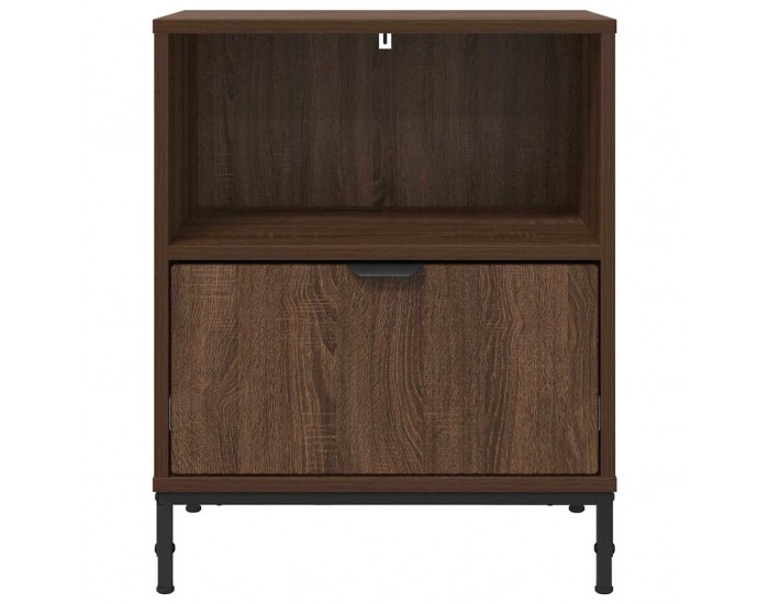 Sonata H Нощно шкафче Кафяв дъб 49 x 36 x 61 см Инженерно дърво