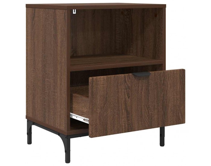 Sonata H Нощно шкафче Кафяв дъб 49 x 36 x 61 см Инженерно дърво