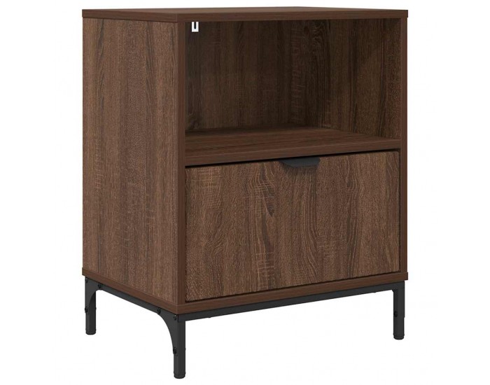 Sonata H Нощно шкафче Кафяв дъб 49 x 36 x 61 см Инженерно дърво