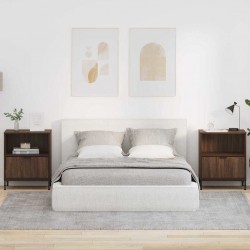 Sonata H Нощни маси 2 pcs Кафяв дъб 49 x 36 x 61 см Инженерно дърво - 