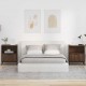 Sonata H Нощни маси 2 pcs Кафяв дъб 49 x 36 x 61 см Инженерно дърво