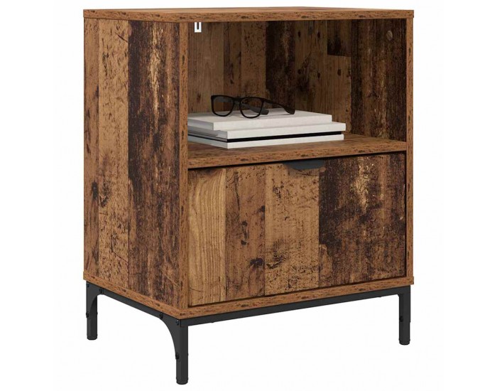 Sonata H Нощно шкафче Старо дърво 49 x 36 x 61 см Инженерно дърво