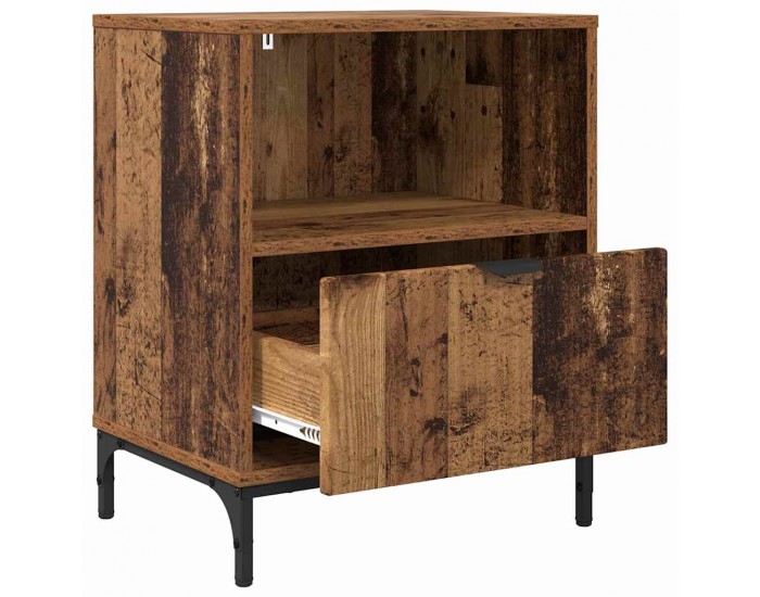 Sonata H Нощно шкафче Старо дърво 49 x 36 x 61 см Инженерно дърво