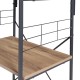 Стоящ рафт Billund с 4 рафта 133 x 60 x 42 см Черен / вид на орех []