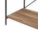 Стоящ рафт Billund с 4 рафта 133 x 60 x 42 см Черен / вид на орех []