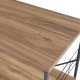 Стоящ рафт Billund с 4 рафта 133 x 60 x 42 см Черен / вид на орех []
