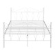 Метално легло Apolda 140x200 см двойно легло до 300 кг бяло []